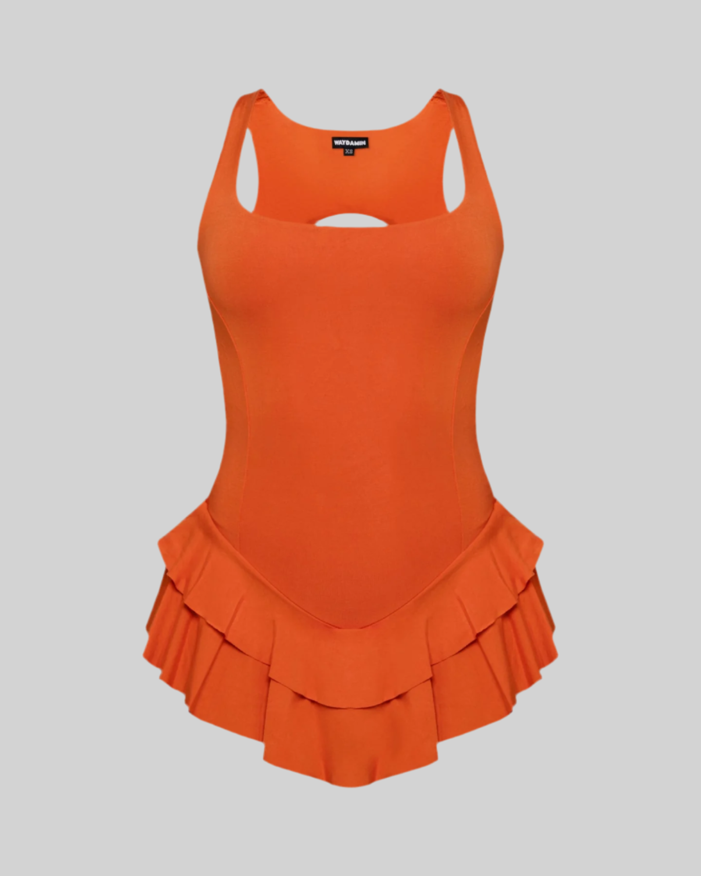 BUNS OUT MINI DRESS (BURNT ORANGE)