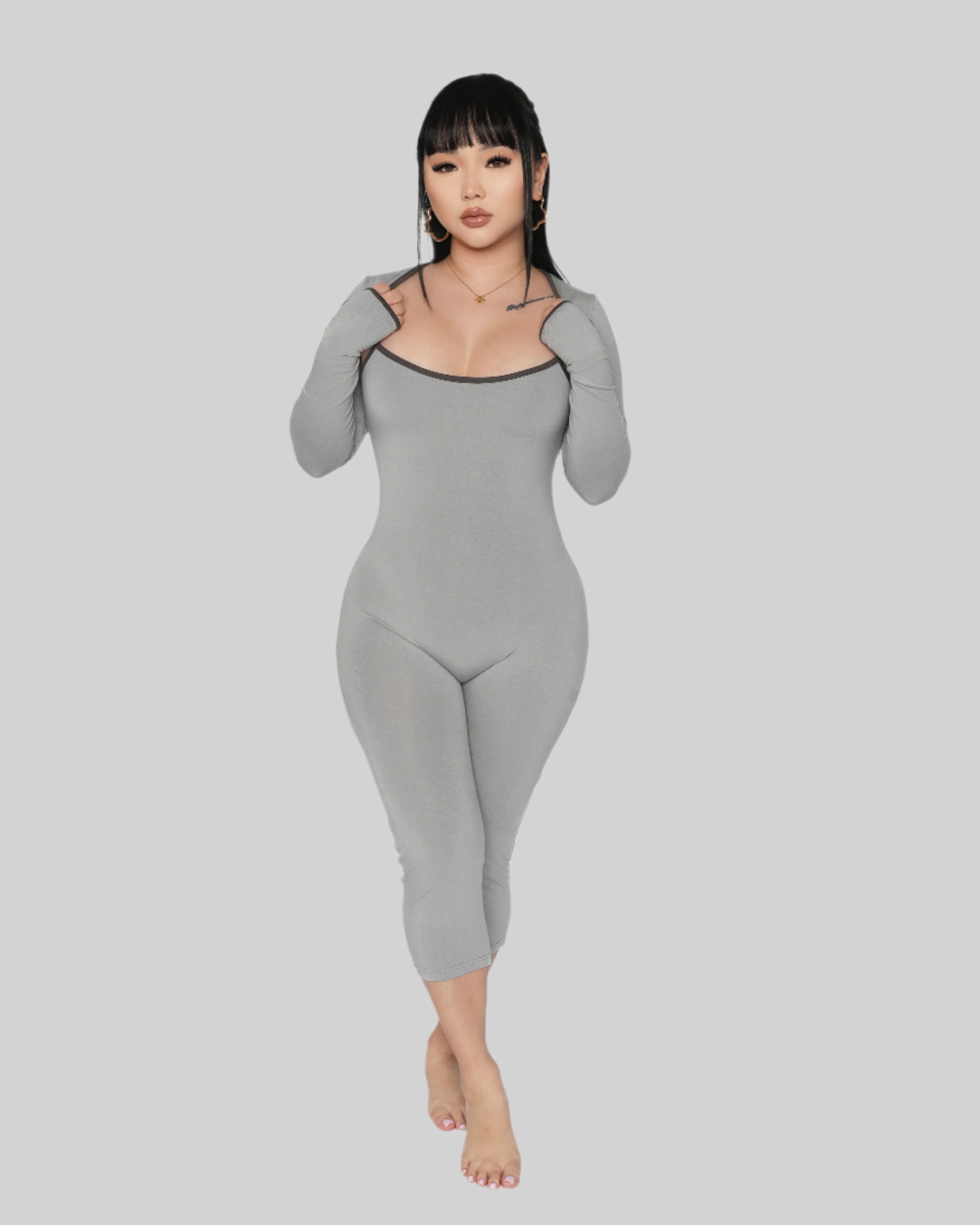 SHAPE CALF LENGTH BODYSUIT [FINAL SALE]