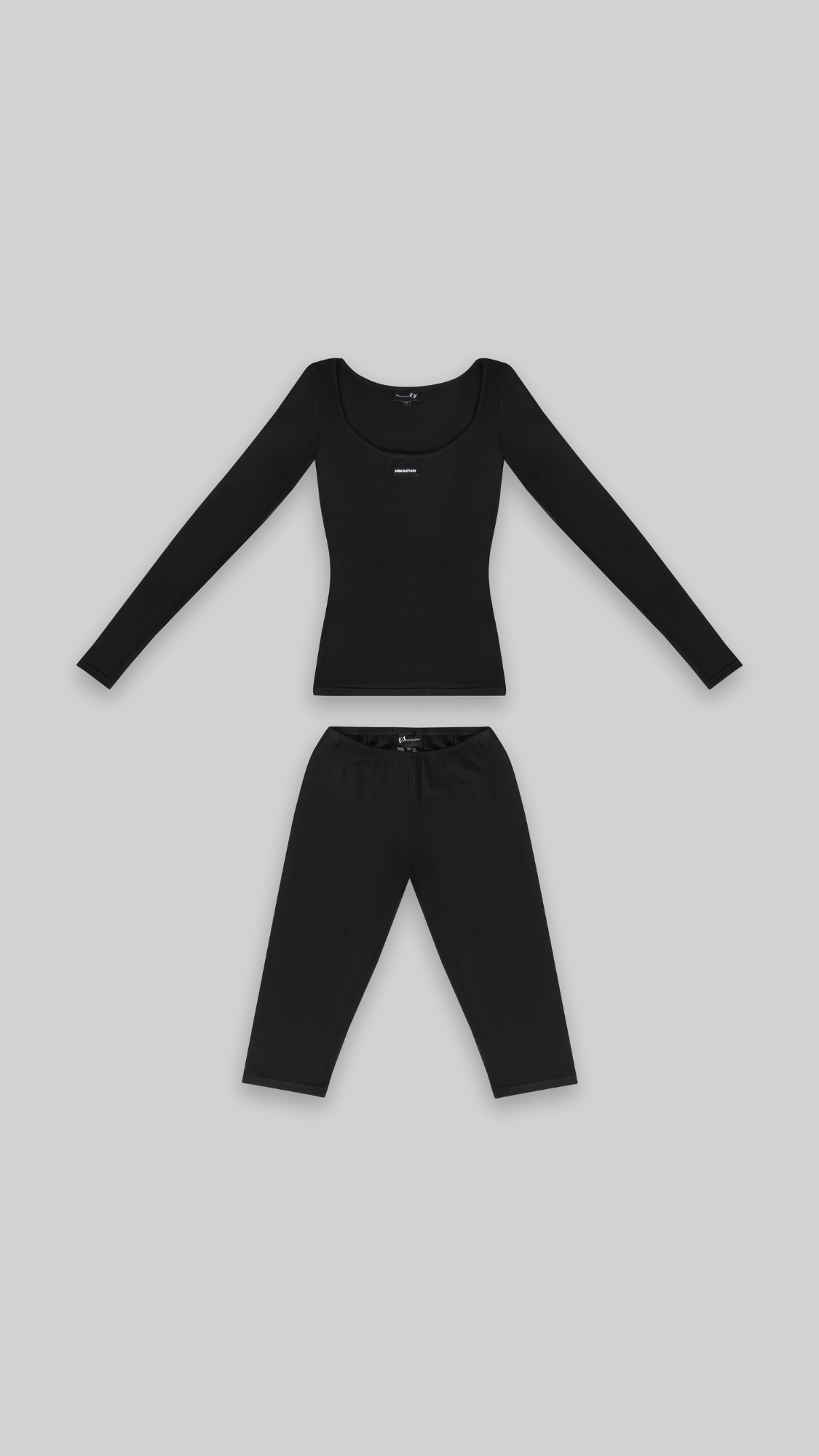 BASICS BOATNECK TOP (BLACK)