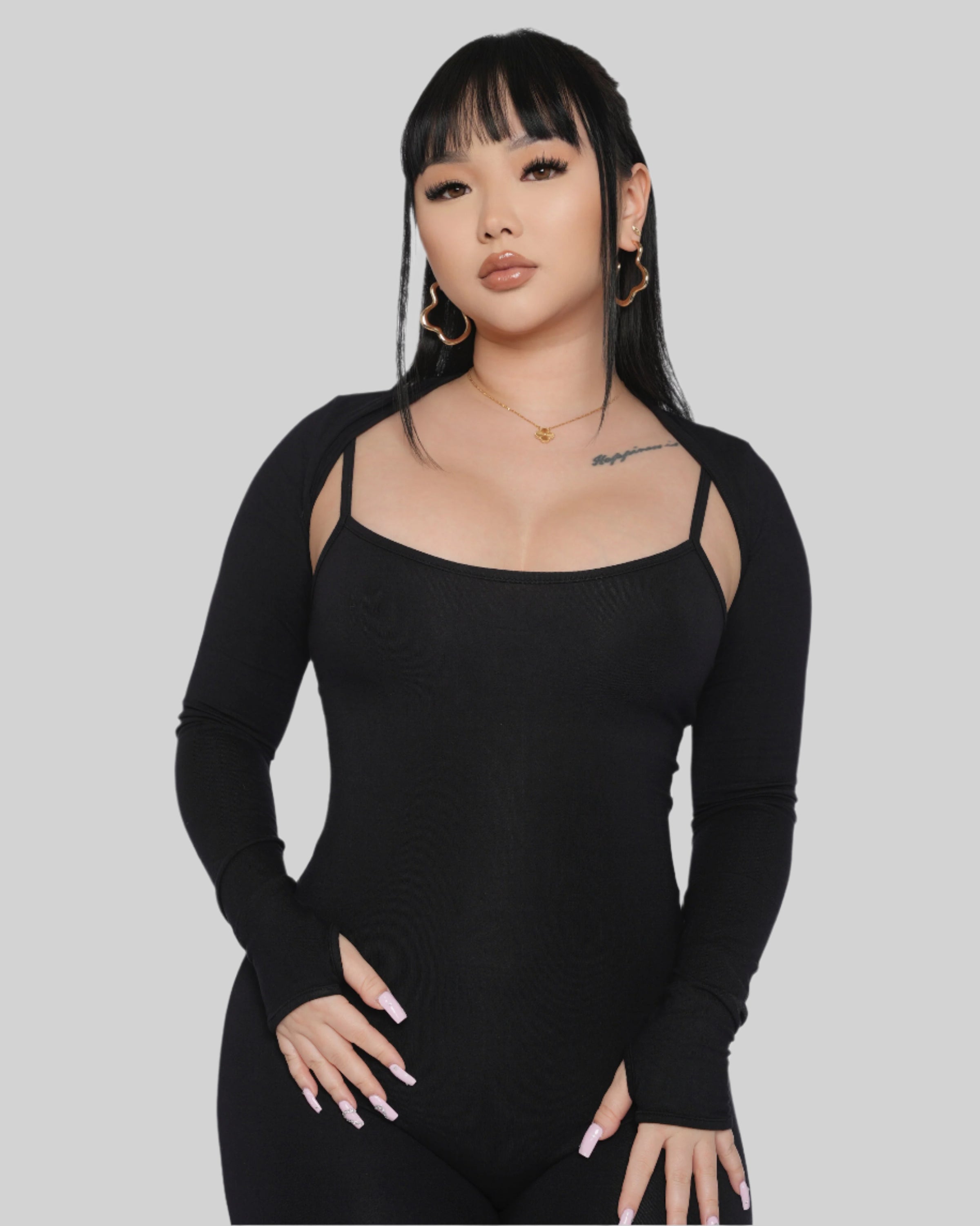 SHAPE CALF LENGTH BODYSUIT [FINAL SALE]