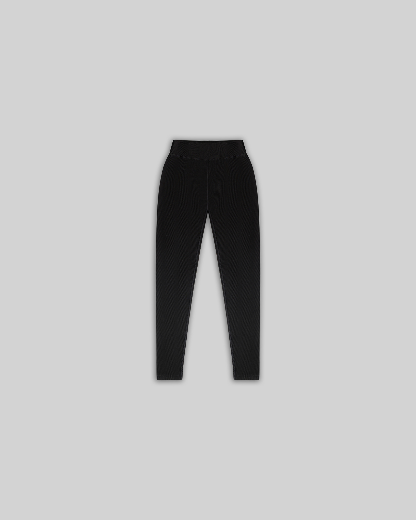 BASICS RIBBED LEGGINGS - BLACK [FINAL SALE]