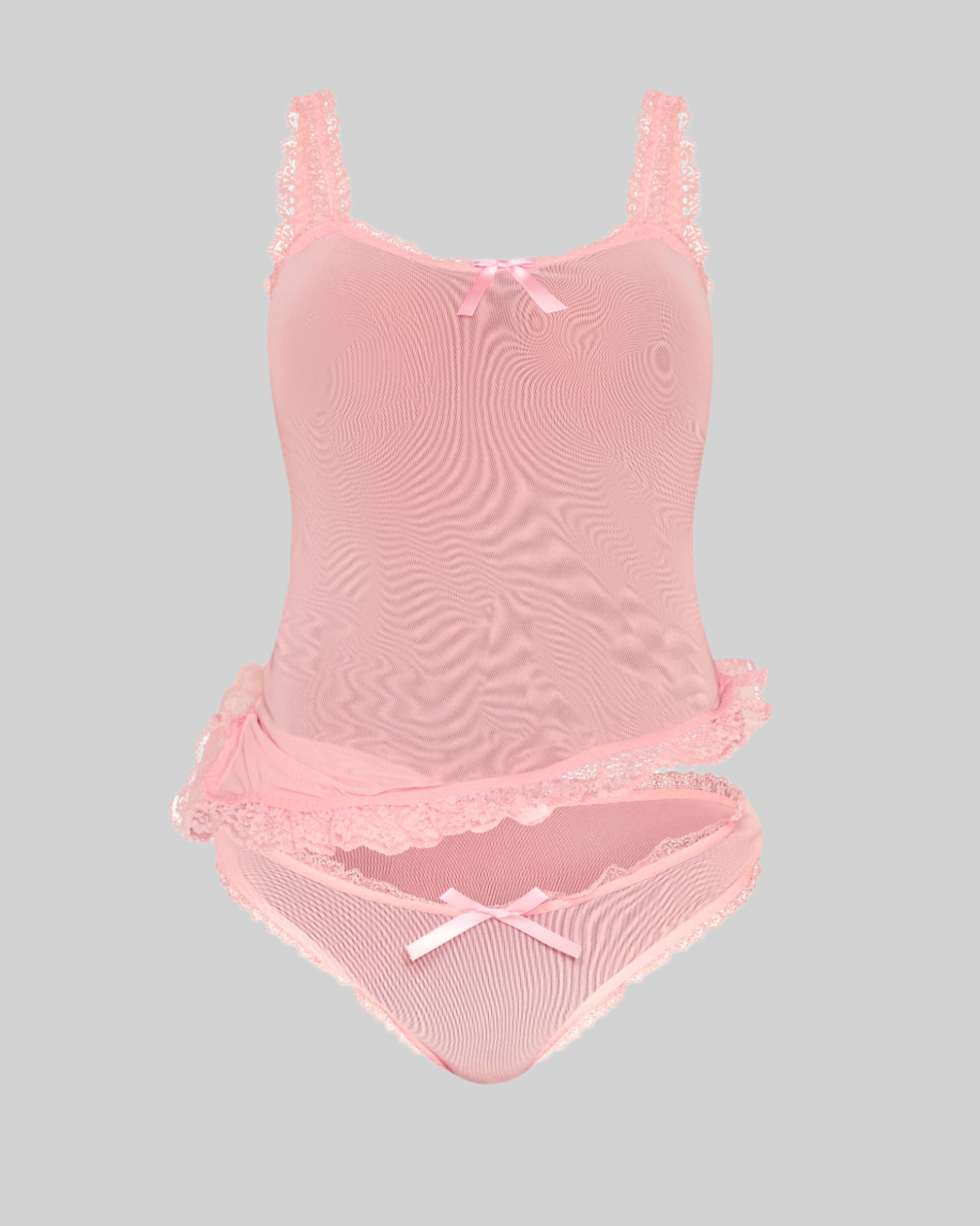 LOVE ME NOT MESH PANTY (BABY PINK)
