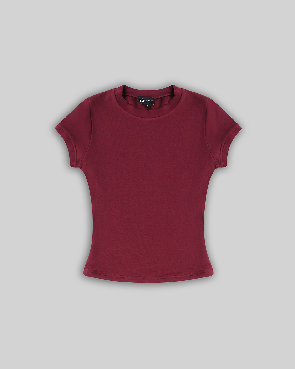 BASICS BABY TEE (BURGUNDY)