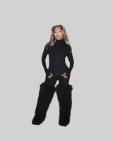 BASICS RIBBED TURTLE NECK - BLACK [FINAL SALE] thumbnail 2