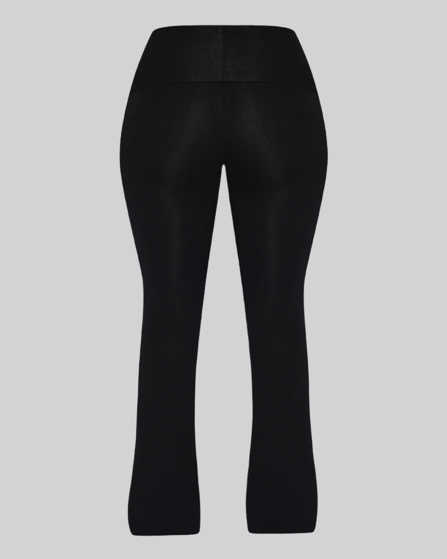 3.0 SEAMLESS FOLD OVER PANTS (BLACK) [FINAL SALE]