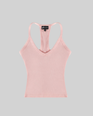 BASICS RIBBED BEATER (BABY PINK)